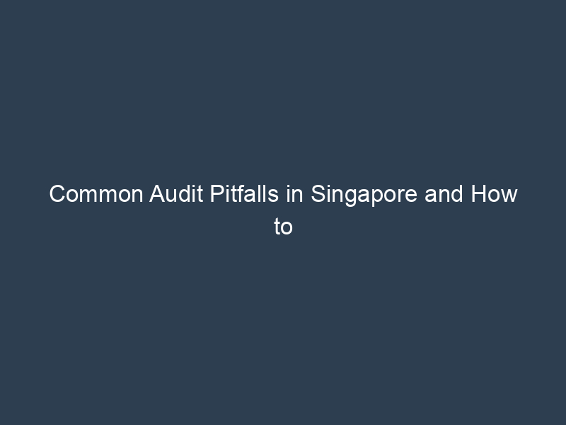 Common Audit Pitfalls in Singapore and How to Avoid Them for Business ...